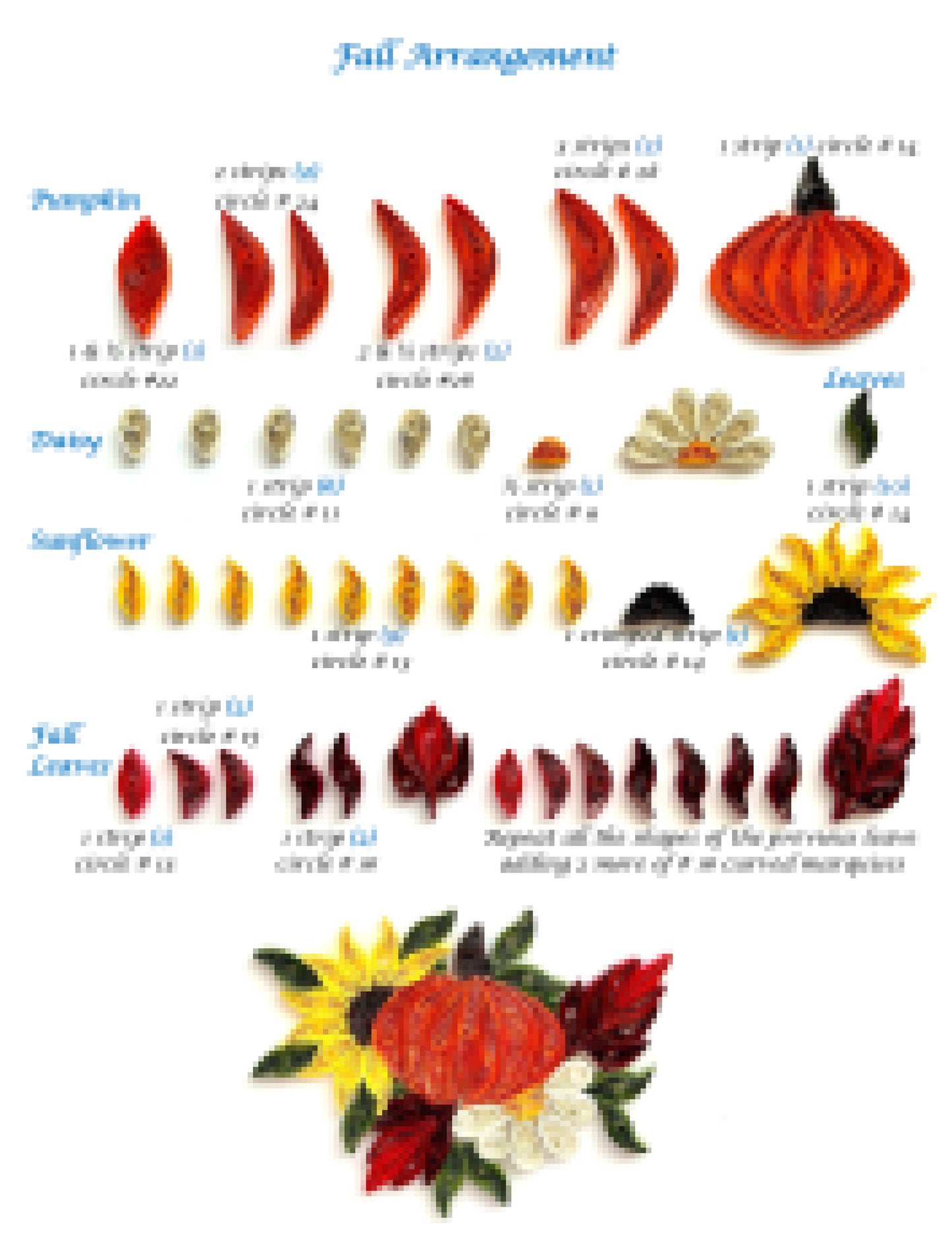 Fall Pumpkin Arrangement Template | Intermediate (3hrs)