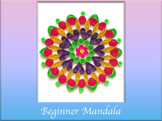 Quilled Mandala Template | Beginners (4hrs)