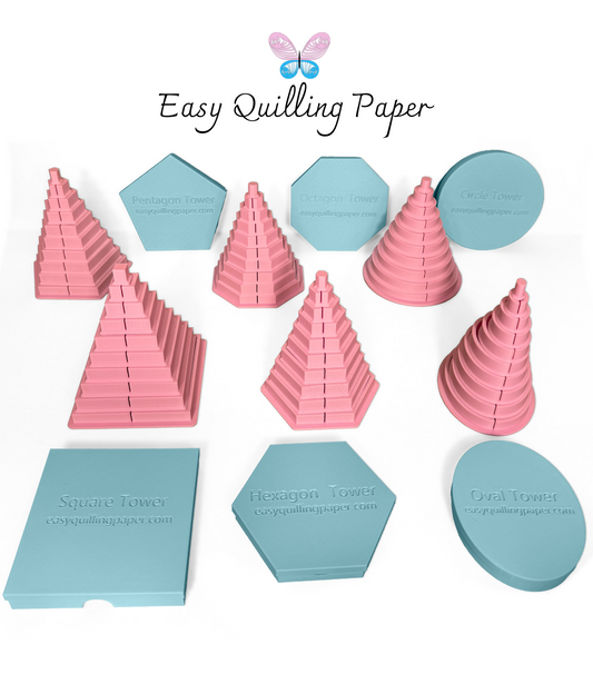 quilling shapes. large shapes for quilling. quilling tower shape. border tools. border tool. paper shaper.