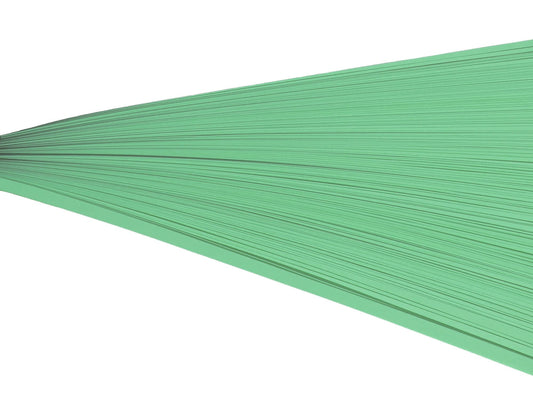Light green quilling paper strips