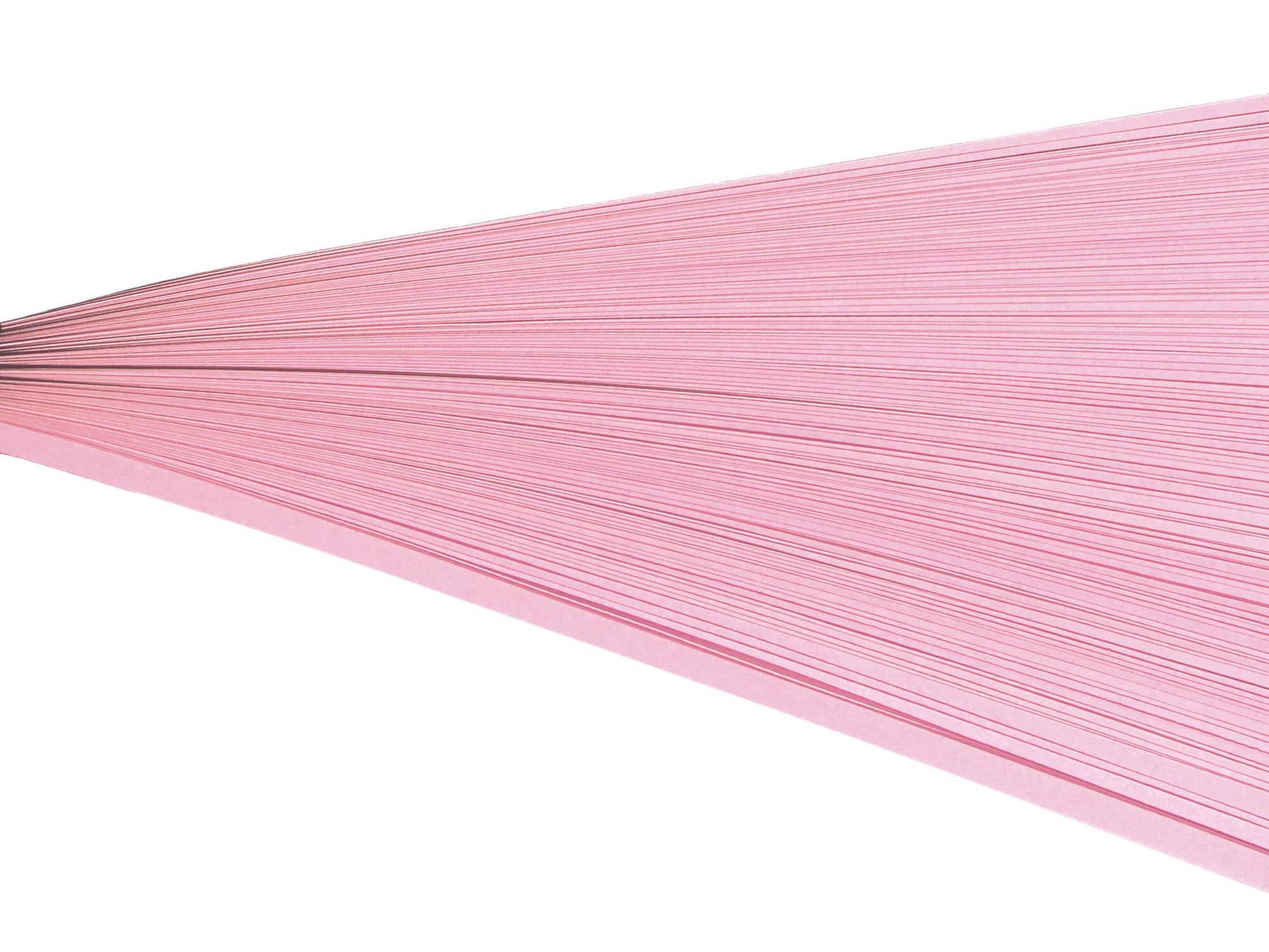 Light pink quilling paper strips. pink quilling paper.