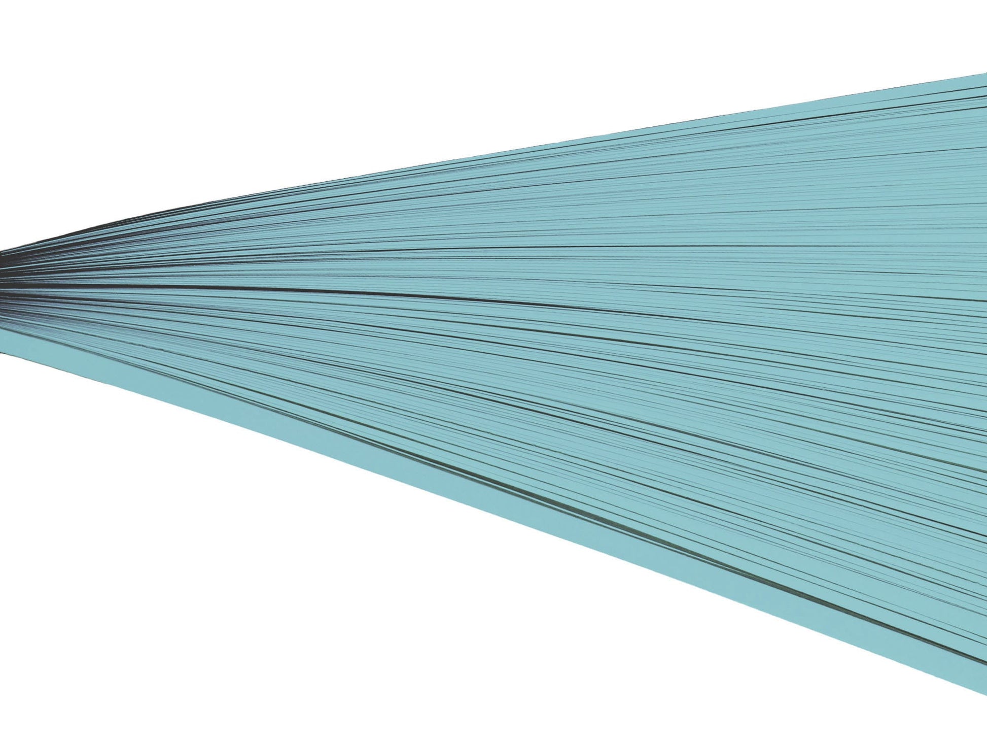 Light blue quilling paper strips.