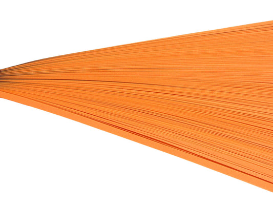 orange colored quilling strips. paper strips for quilling. orange filigree paper. quilling paper art orange paper strips.