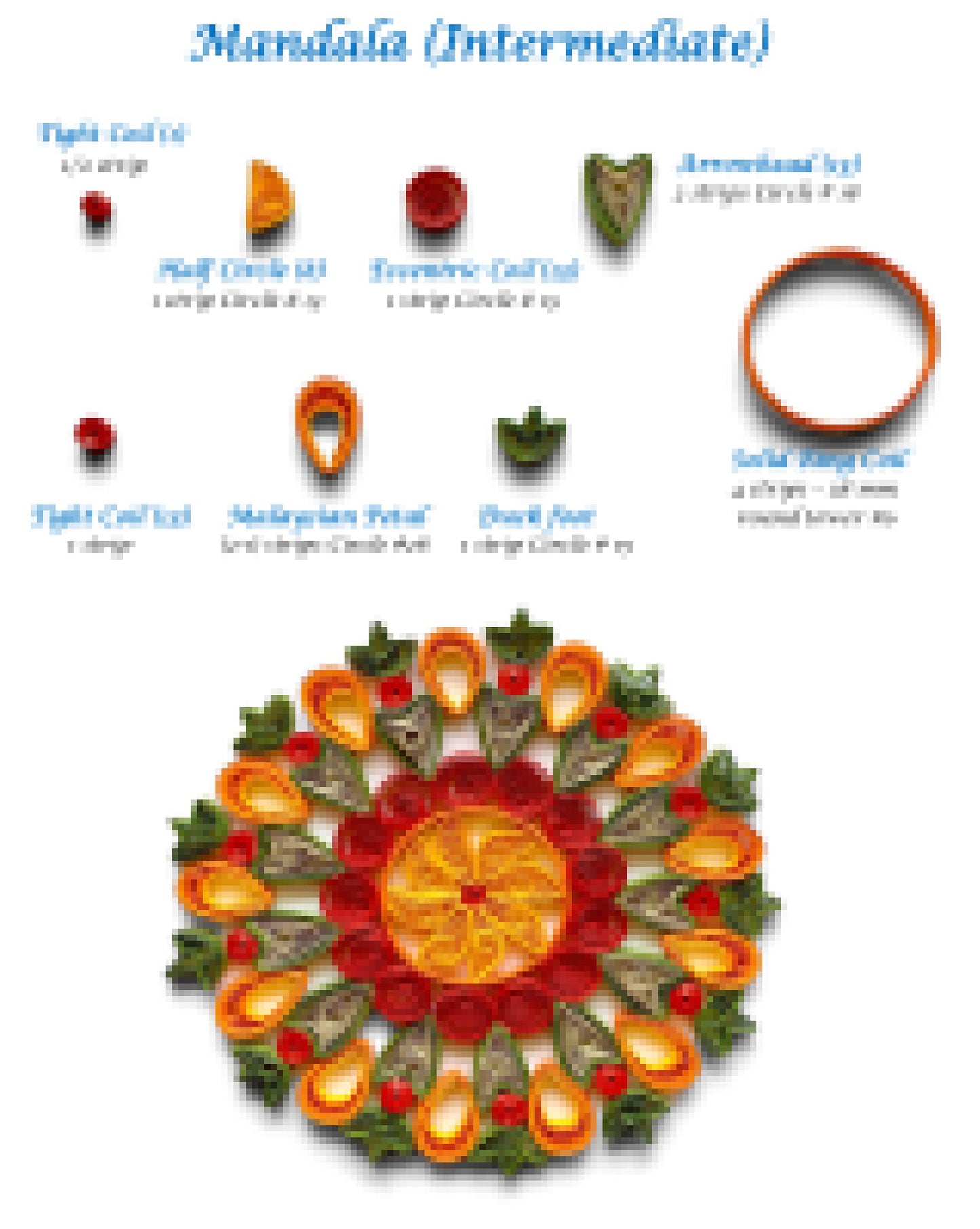 mandala quilling instructions
