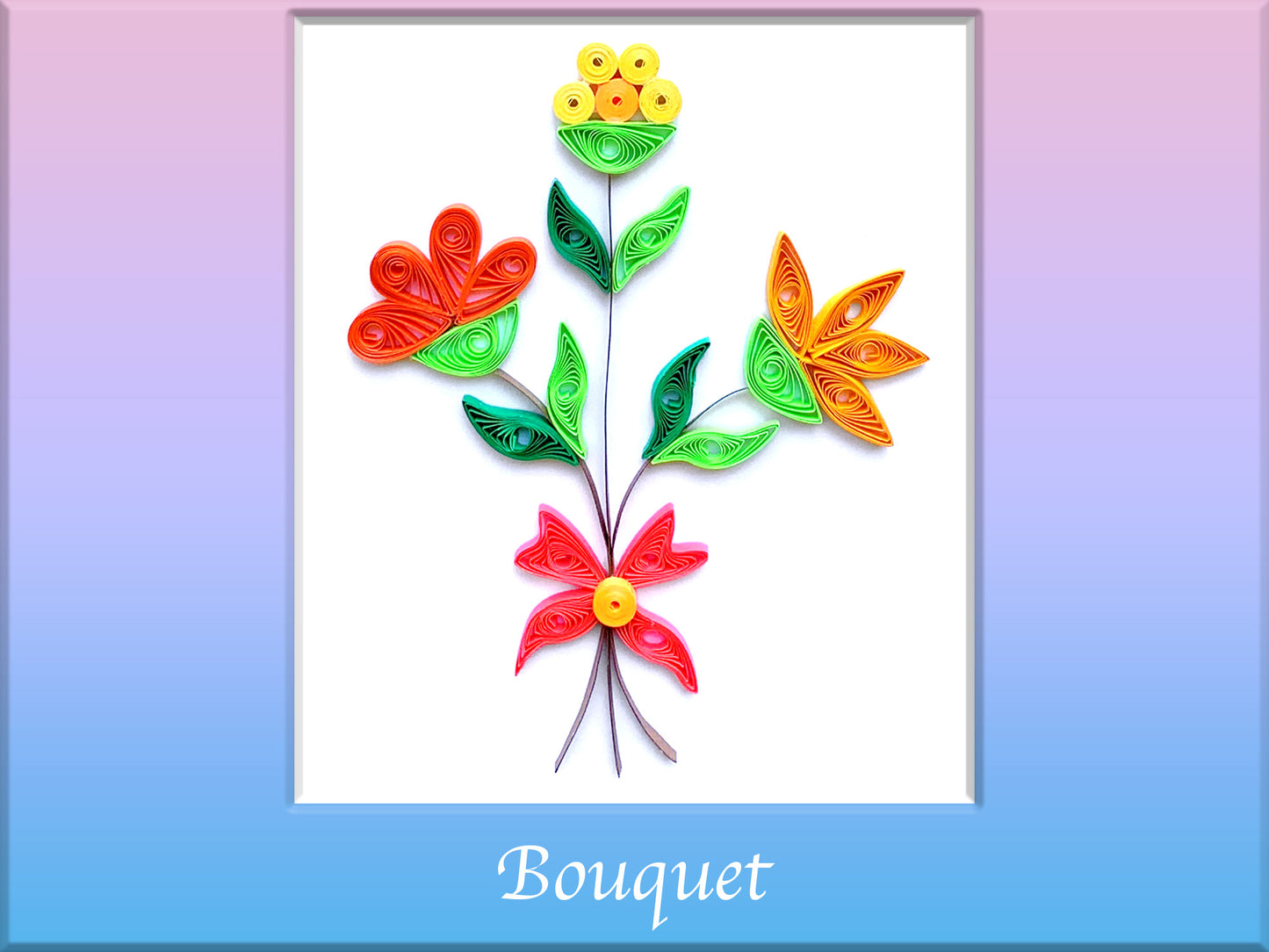 Free Sample Project |Flower Bouquet Template | Beginners (2hrs)