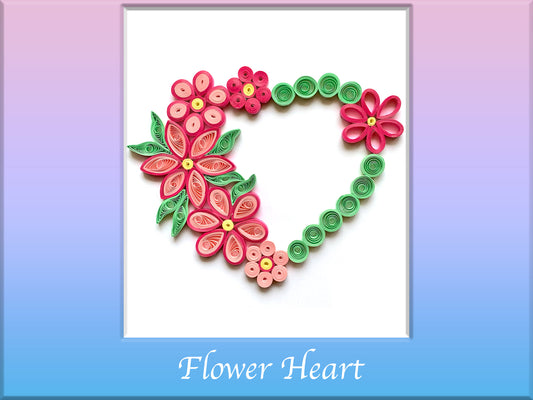 Flower Heart Template | Beginners (3hrs)