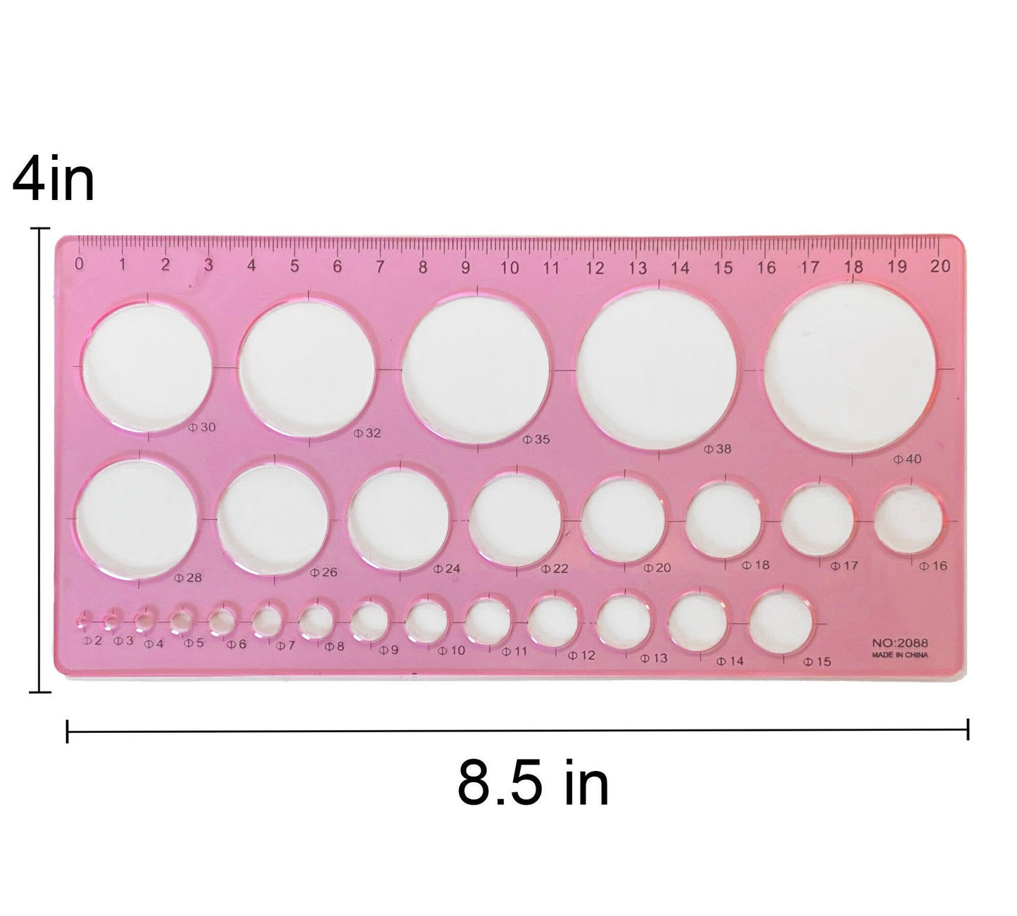 Circle Template Ruler