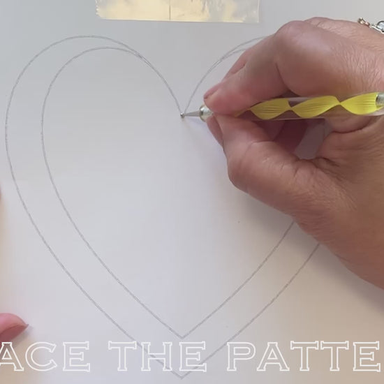 how to transfer patterns to paper used for background. embossing background paper for quilling. using embossing tool in quilling. quilling paper art tool. embossed cardstock for quilling. embossing design using ball point tool.